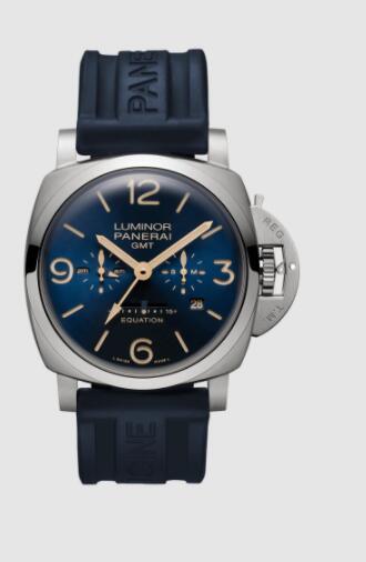 Panerai Luminor Equation Of Time 47mm Replica Watch PAM00670 CAOUTCHOUC DARK BLUE